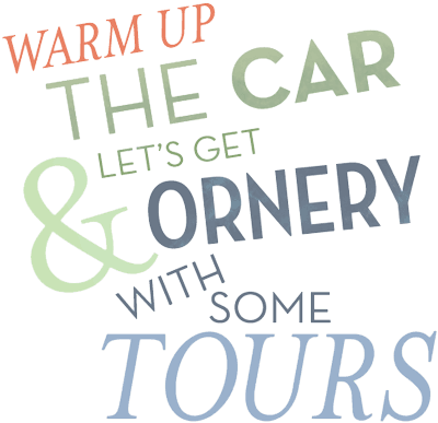 Let's go on some tours!