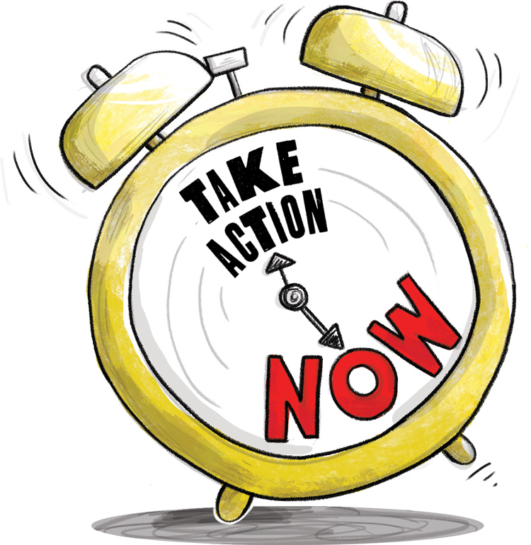 take action now