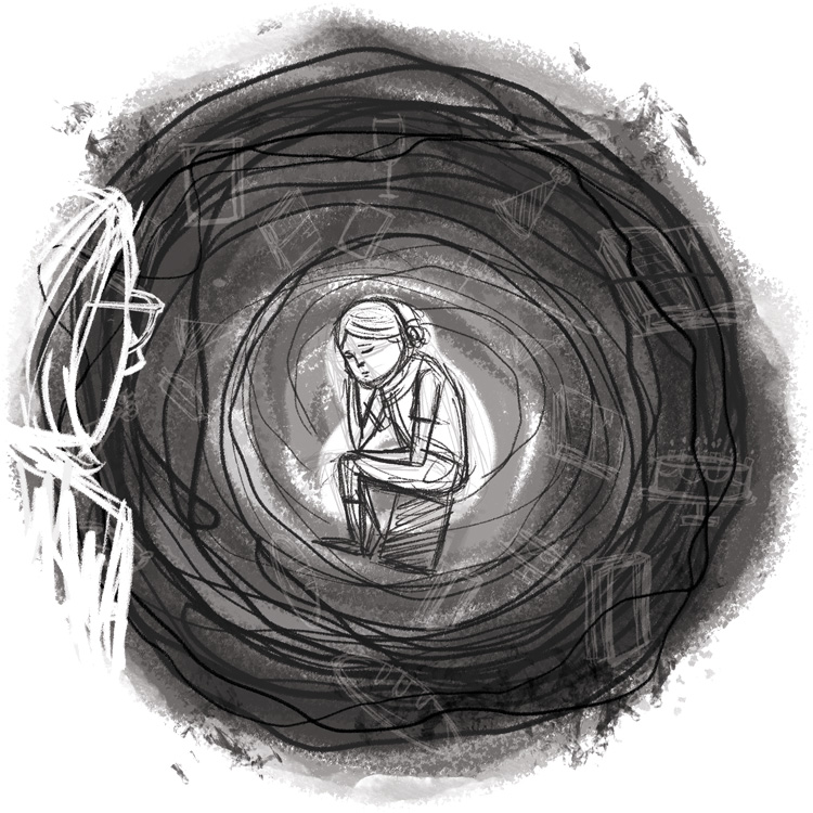 she has become quite isolated