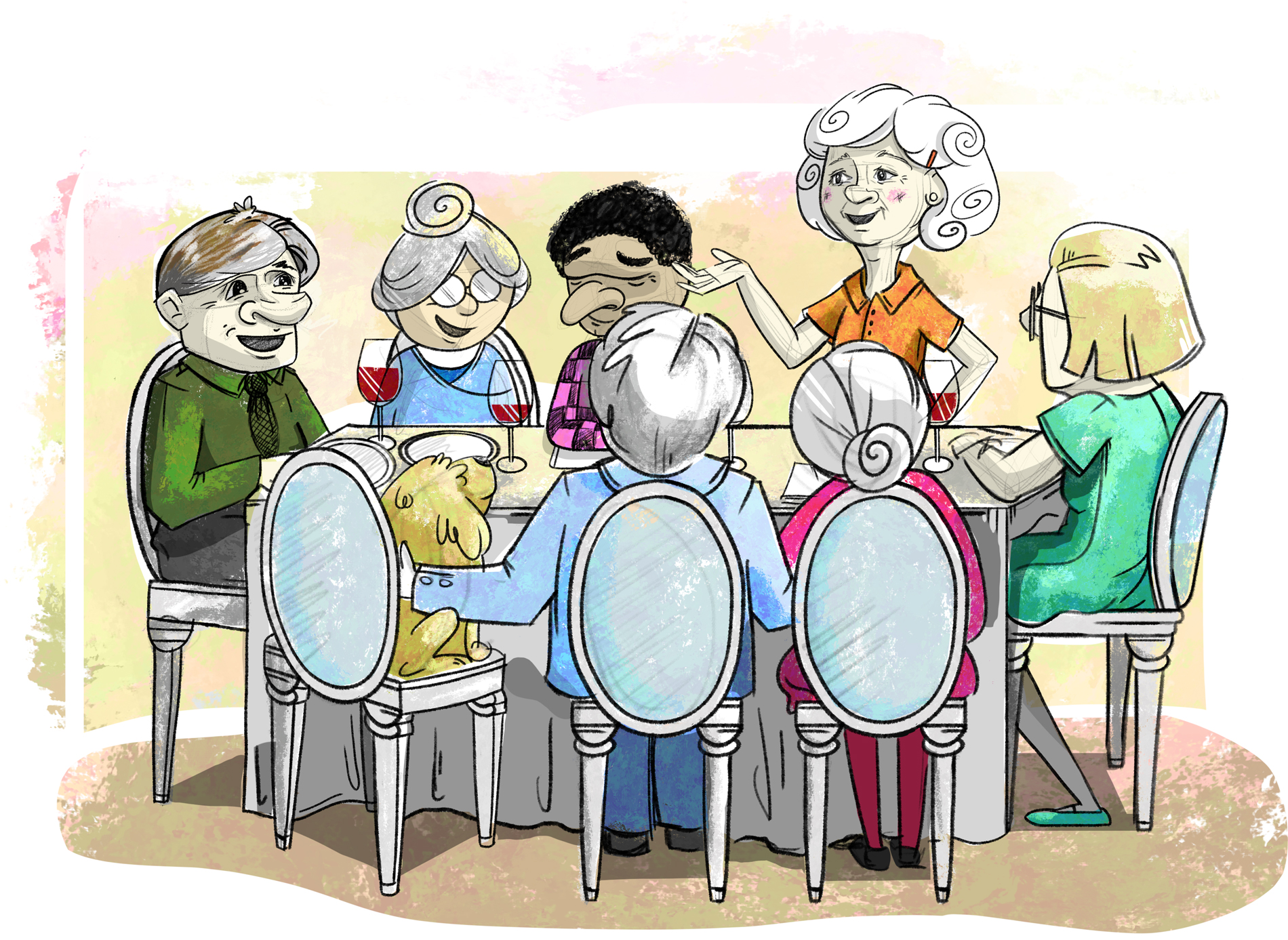 casserole conversations table