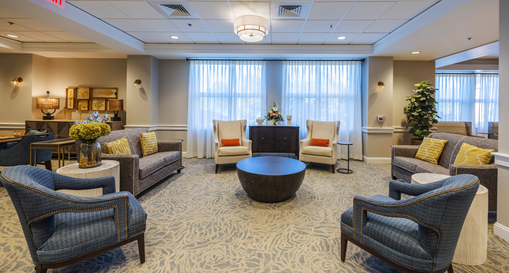 Laurel Circle Bridgewater | Clubhouse Lounge