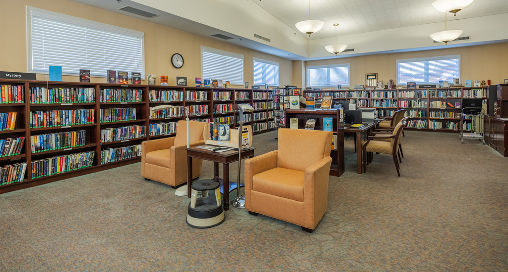 Laurel Circle | Clubhouse | Library